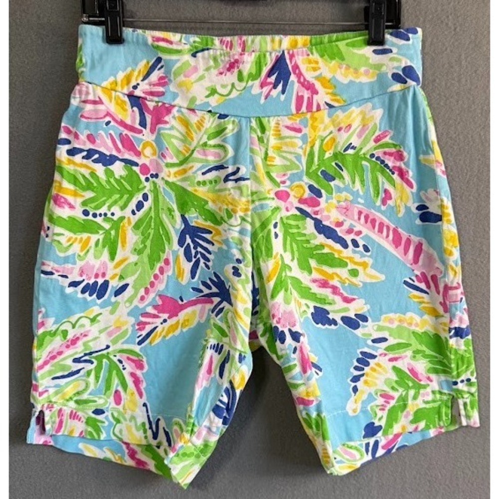 Barbara Bui Light Blue Tropical Print Shorts